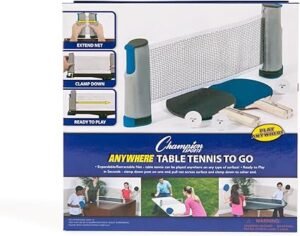 Champion Sports Anywhere Table Tennis: Ping Pong Paddles Balls and Portable Net