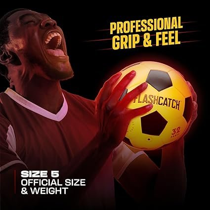 Light Up Soccer Ball Glow in The Dark NO 5 Sports Gear