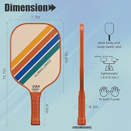 Pickleball Paddles Set of 2 4 Pickleball RacketsUSAPA